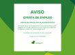 Oferta de empleo: Convocatoria de empleo Oficial Administrativo